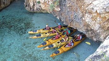Rab Island, Kayaking HD wallpaper