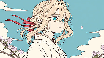 Violet Evergarden : A Touch of Anime Elegance, Anime, Violet Evergarden, Violet Evergarden (Character) HD wallpaper