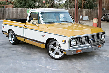 1972 Cheyenne, Truck, Bowtie, Classic, Custom Wheels HD wallpaper