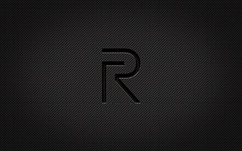Realme carbon logo, , grunge art, carbon background, creative, Realme black logo, brands, Realme logo, Realme HD wallpaper