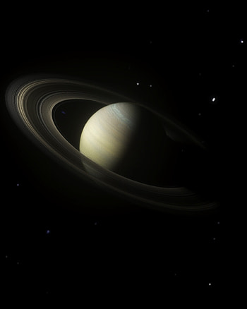 Stars, Universe, Dark, Ring, Planet, Saturn HD phone wallpaper