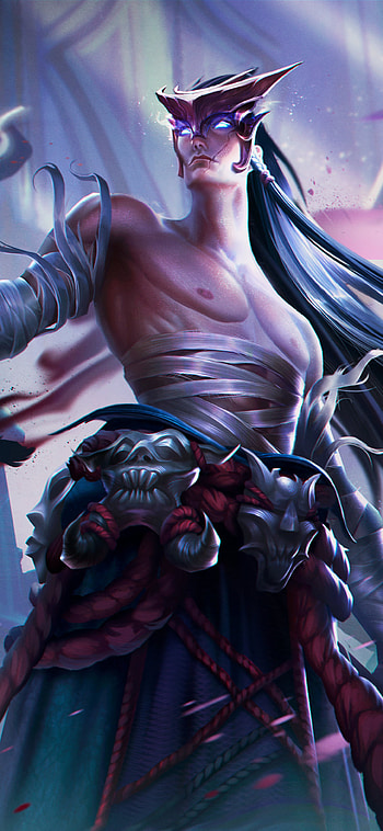 Yone, chest, legends, league, of, lol, samurai HD phone wallpaper