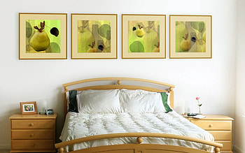 Paintings, Miscellanea, Miscellaneous, Room, Style, Bed, Sleeping, Bedroom HD wallpaper