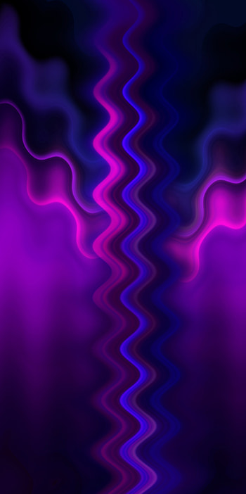 Colorful waves, abstract, dark HD phone wallpaper