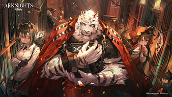 Mountain's Command — Arknights Quad, Mountain (Arknights), video game, Arknights HD wallpaper