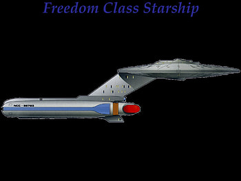 Star Trek - dom Class Starship, space, ship, tv, star trek HD wallpaper