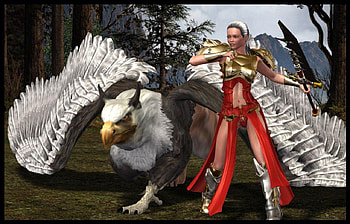 Eagle, wings, abstract, fantasy, girl HD wallpaper