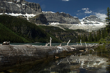 boom lake, nature, fun, lake, mountain HD wallpaper