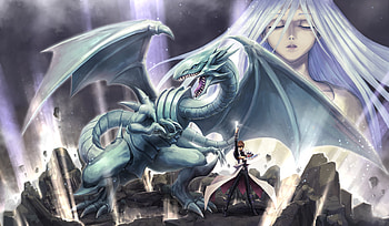 Seto Kaiba & Blue-Eyes White Dragon | Yu-Gi-Oh! Anime, Seto Kaiba, Blue-Eyes White Dragon, Anime, Yu-Gi-Oh! HD wallpaper