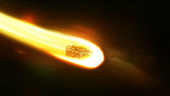 Meteor , Vibrant visuals, Meteor shower art, Celestial wonders HD wallpaper