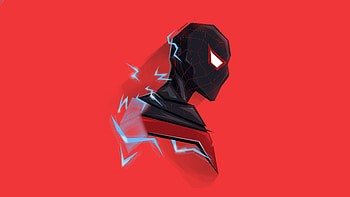 Spectacular Chroma Spiderman, spiderman, superheroes, artwork, artist, digital-art, minimalism HD wallpaper