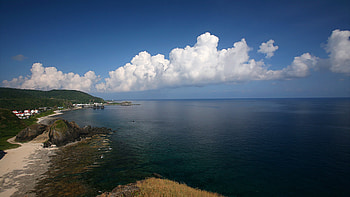 Landscape, Sea, Clouds HD wallpaper