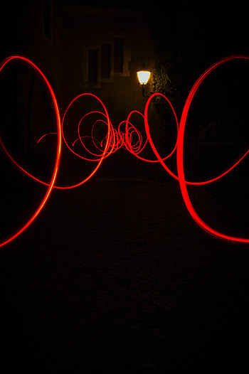 Dark, Lines, Long Exposure, Lamp, Lantern, zelight HD phone wallpaper