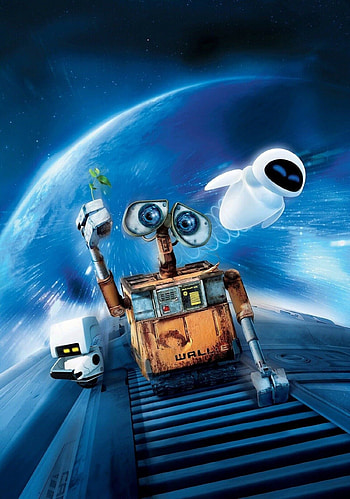 Film Art, Movie print poster, Wall-E HD phone wallpaper