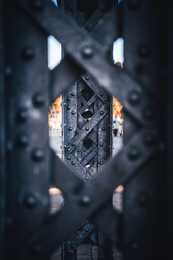 Miscellanea, Miscellaneous, Design, Construction, Metal, Metallic, Focus, Perspective, Prospect, Support HD phone wallpaper