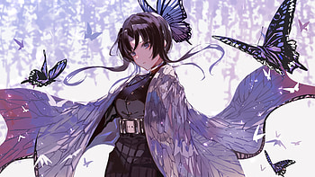 Shinobu Kochou Demon Slayer Kimetsu no Yaiba HD wallpaper