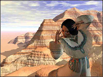 Call of Wild, cloulds, lady, sky, mountains HD wallpaper