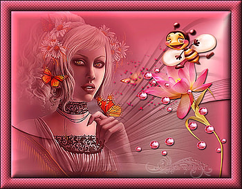 Fantasy, pink, creationpsp, abstract HD wallpaper