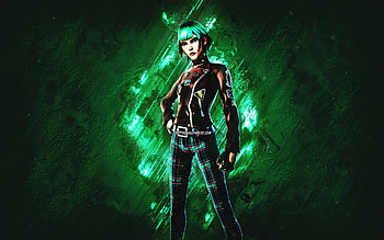Fortnite Voyager Sunny Skin, Fortnite, main characters, green stone background, Voyager Sunny, Fortnite skins, Voyager Sunny Skin, Voyager Sunny Fortnite, Fortnite characters HD wallpaper