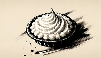 Decadent Coconut Cream Pie, coconut cream pie, dessert, pie, Whipped Cream, illustration HD wallpaper
