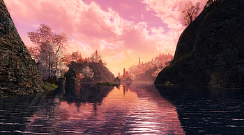 The Lords of The Ring Online - Eriador / Arnor The River Lhun, Video Game Scenery HD wallpaper