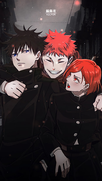 Jujutsu Kaisen, nobara, megumi, anime, itadori HD phone wallpaper
