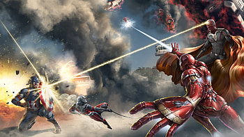 Captain America Civil War Art, iron-man, vision, ant-man, captain-america-civil-war, captain-america, artwork, artist, digital-art HD wallpaper