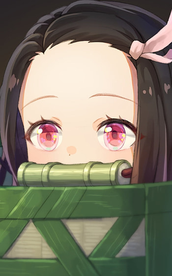 Nezuko Kamado, Anime, Demon Slayer: Kimetsu no Yaiba HD phone wallpaper