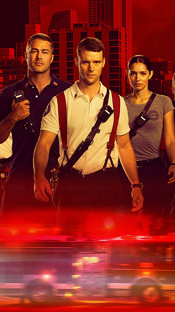 Chicago Fire, Heart-pounding rescues, Fire station life, Heroes in action HD phone wallpaper