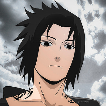 Sasuke Uchiha✝, eye, art, tattoo, itachi, Naruto, anime , anime edits, anime HD phone wallpaper
