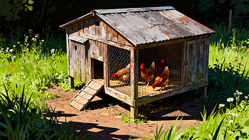 Chicken Coop HD wallpaper