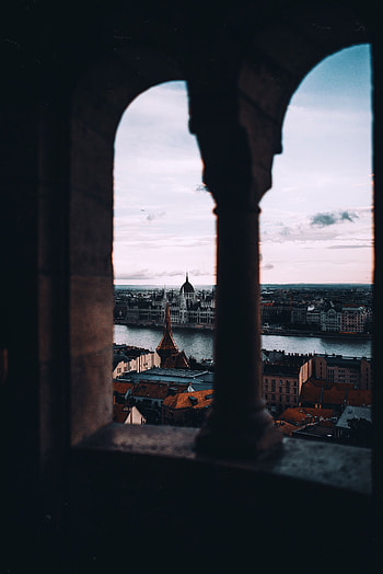 Cities, Architecture, City, Building, View, Column HD phone wallpaper