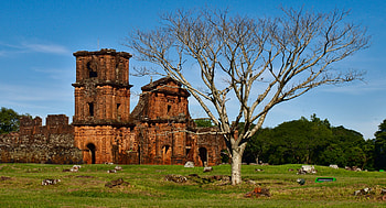 Sitio Arqueologico de Sao Miguel das Missoes, arvore, missoes, arqueologia, sao-miguel HD wallpaper