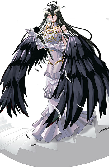 Albedo Elegance: Overlord Anime Masterpiece, Albedo (Overlord), Anime, Overlord HD phone wallpaper