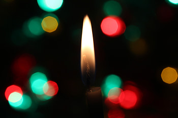 Fire, Lights, Macro, Glare, Bokeh, Boquet, Candle HD wallpaper