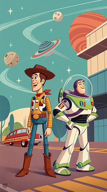Toy Story Adventure: A Fun , space, cartoon HD phone wallpaper