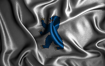Buskerud flag, , silk wavy flags, norwegian counties, Flag of Buskerud, fabric flags, 3D art, Buskerud, Europe, Counties of Norway, Buskerud 3D flag, Norway HD wallpaper