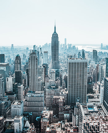 Cities, Architecture, City, Building, View From Above, Megalopolis, Megapolis, Urban Landscape, Cityscape, New York HD phone wallpaper
