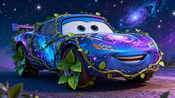 Galactic Garden Racer — Cars (Pixar), Vine, Sally Carrera HD wallpaper