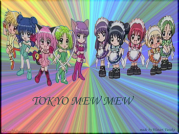 Mew Mew Power, colorful, girls, sides, animals HD wallpaper