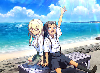 OKITSURA: Okinawan Romance Featuring Hina Kyan & Kana Higa, Anime, OKITSURA: Fell in Love with an Okinawan Girl but I Just Wish I Know What She's Saying, Hina Kyan, Kana Higa HD wallpaper