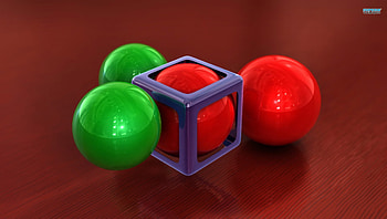 Spheres and Square, Abstract, Spheres, Square, , 3D HD wallpaper