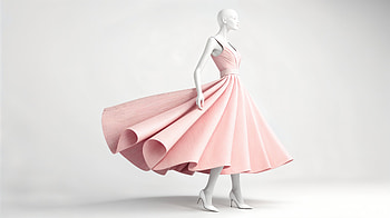 Elegant Pink Dress - Stunning Ultra, pink dress, dress, fashion, Mannequin, pink HD wallpaper
