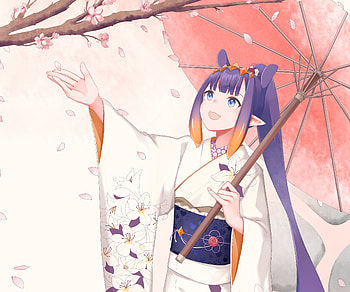 Ninomae Ina'nis, hololive, Ninomae Ina'nis, Anime, Virtual Youtuber HD wallpaper