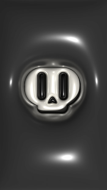 3d skull, skeleton, dark, bones HD phone wallpaper