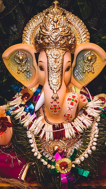 Ganpati , Flowers Decoration, flowers, decoration HD phone wallpaper