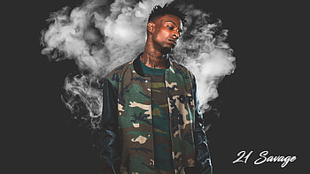 21 Savage, , Stylish backgrounds, Artist's aesthetic HD wallpaper