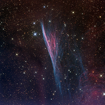 Pencil Nebula, nebulae, ngc 2736, universe, space, stars HD wallpaper