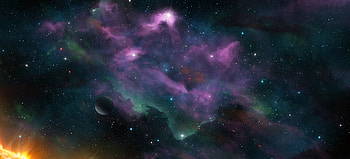 Stars, Planets, Universe, Nebula, Galaxy HD wallpaper