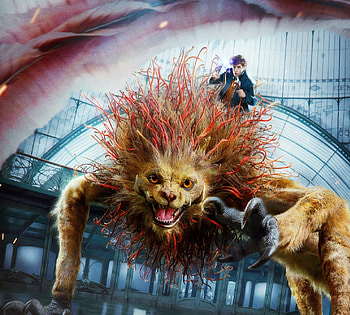 Eddie Redmayne, creature, Fantastic Beasts: The Crimes of Grindelwald, 2018 movie HD wallpaper